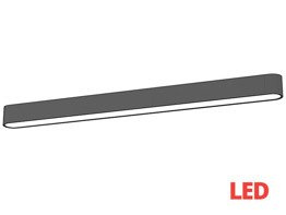 Plafon SOFT LED graphite 90x6 plafon 7533 Nowodvorski