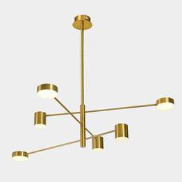 Zwis Italux Remdal PND-16374-6-COP-GD-4K