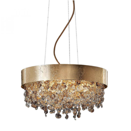 Włoska Lampa MASIERO Ola S6 40 złoty