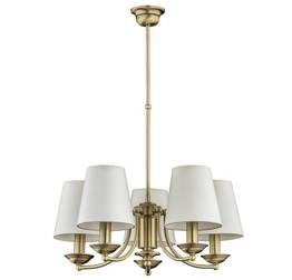 Żyrandol Kutek N Abażur N-ZW-5(P/A) Patyna