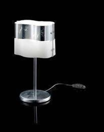 Lampade Italiane CRAZY LT 1037/35 biało-srebrna Lampa Nocna