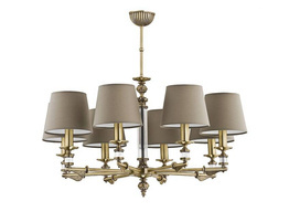 Lampa wisząca Kutek Merano MER-ZW-8(P/A) Patyna