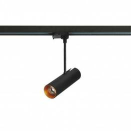 Reflektor szynowy w kolorze czarno-złotym Azzardo Lens AZ3512