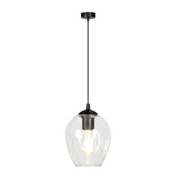 ISTAR 1 BL TRANSPARENT lampa wisząca czarny (679/1) - Emibig