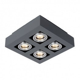 Italux Casemiro It8002s4-bk/al Lampa Sufitowa