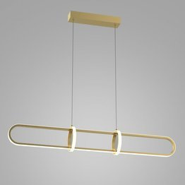 Nowoczesna Lampa wisząca w kolorze złotym Italux Cerrila LED