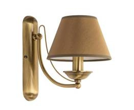 Lampa ścienna Kutek N Abażur N-K-1(P/A) patyna