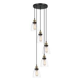 Lampa wsząca Italux Francis MDM-2563/5 GD+CL