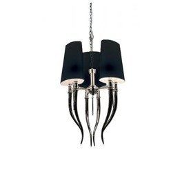 Lampa Żyrandol Azzardo Diablo 3 AZ1345 Czarna