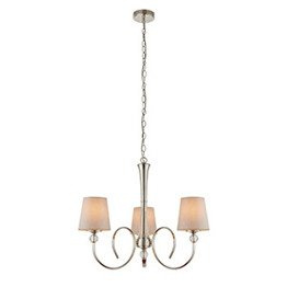 Żyrandol Interiors  Fabia & White Shades 74427