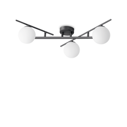 Ideal Lux Atlas Pl3 Nero Plafon 311357