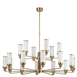 Lampa wisząca Kutek Żyrandol IZA-ZW-12+6(P/4)B Izano