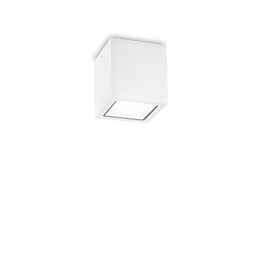 Ideal Lux Techo Pl1 Square D09 Bianco Plafon Zewnętrzny 251561