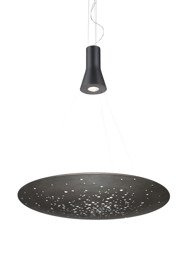 Żyrandol Fabbian Lens F46 A03 14 Brązowy Kolor