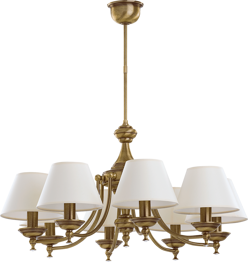 Żyrandol Kutek San Marino SAN-ZW-8(P/A)CR Patyna