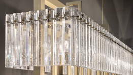 Żyrandol Masiero Crek S10 mosiądz