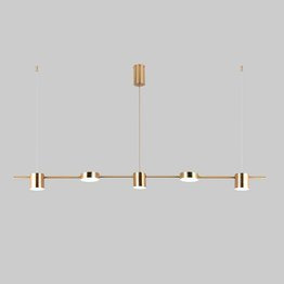 Zwis Ledowy Italux Remda PND-16374-5-COP-GD-4K Kolor Mosiężny