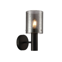 Lampa Ścienna Italux Sardo Wl-5581-1A-Bk+Rnsg