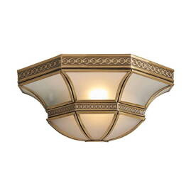 Kinkiet SN02W Interiors Balfour 1 Antyczny mosiądz