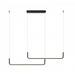 Light Prestige Oprawa Wisząca Malawi 2xLED czarna LP-1015/2P basic