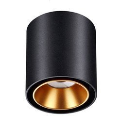 Dann Lux Design JERO BK/GD10 DLD5232 Spot Ledowy Czarno Złoty