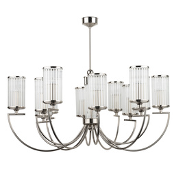 Żyrandol Kutek Lea LEA-ZW-12(BN) Nikiel