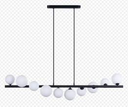 Lampa wisząca Czarna Azzardo Sybilla AZ4404