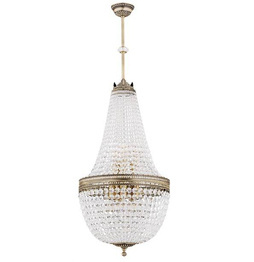 Ekskluzywny Żyrandol Kutek Arezzo ARE-PL-8(P)400 Patyna