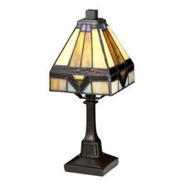 Elstead Lighting Holmes QZ-HOLMES-TL Witraż Lampa stołowa