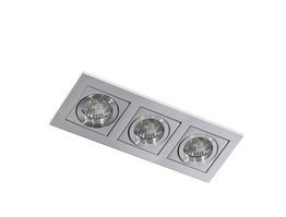 Azzardo PACO 3 GM2301 ALU aluminium Oprawa Wpuszczana AZ0801