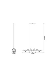 Lampa Wisząca Zuma Line Esero 003064-034762