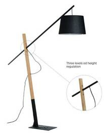 Lampa stojąca złota Azzardo Garda Floor BK AZ5643