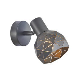 Italux Harley Lampa ścienna SPL-3480-1-GR-GD