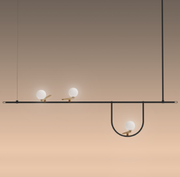 Lampa wisząca LED Artemide Silent Yanzi 1104010A