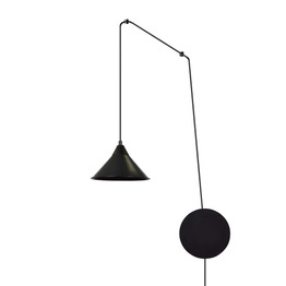 ABRAMO 1 BLACK lampa wisząca czarny (160/1) - Emibig