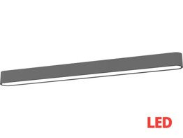 Plafon SOFT LED graphite 120x6 plafon 7524 Nowodvorski