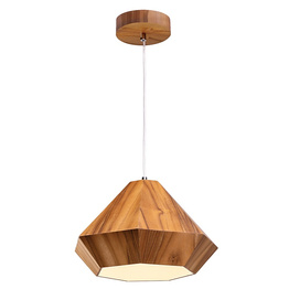 Lampka Wisząca z forniru tekowego Accord Lighting Diamond QN-DIAMOND-P-S-TEAK