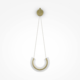 Maya natynkowa lampa ścienna złoty (P091WL-L18G3K) - Maytoni