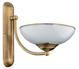 Lampa ścienna Kutek N-K-1(P) Patyna