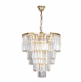 Lampa Kryształowa Zuma Line Amedeo 17106/6+3+1-GD+CL