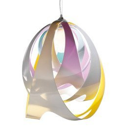 Zwis Slamp Goccia fioletowy/żółty/niebieski