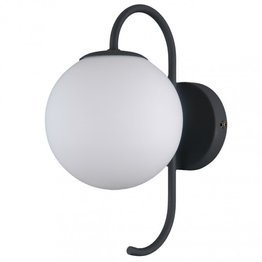 Nowoczesna Lampa ścienna Italux Gela biała kula