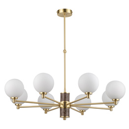 Lampa wisząca Kutek Żyrandol COM-ZW-8(ZM/4)B Como