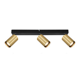 Oprawa Sufitowa Italux Nesto SPL-23436-3-BK-GD