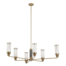 Lampa wisząca Kutek Żyrandol IZA-ZW-3+3(P/5)T Izano