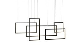 Azzardo Quadratus AZ2850 Lampa wisząca czarna