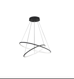 Milagro Orion Black 508 Lampa Sufitowa