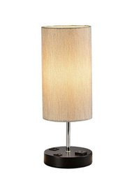 Lampka nocna z ładowarką USB Dann Lux Design JEN BK-T DLD5298 czarna