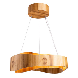 Lampka Wisząca okrągła Accord Lighting QN-HORIZON-RING-LED-60-TEAK