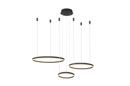 Azzardo Halo AZ4972 Lampa wisząca 80+60+40 CCT + REMOTE CONTROL